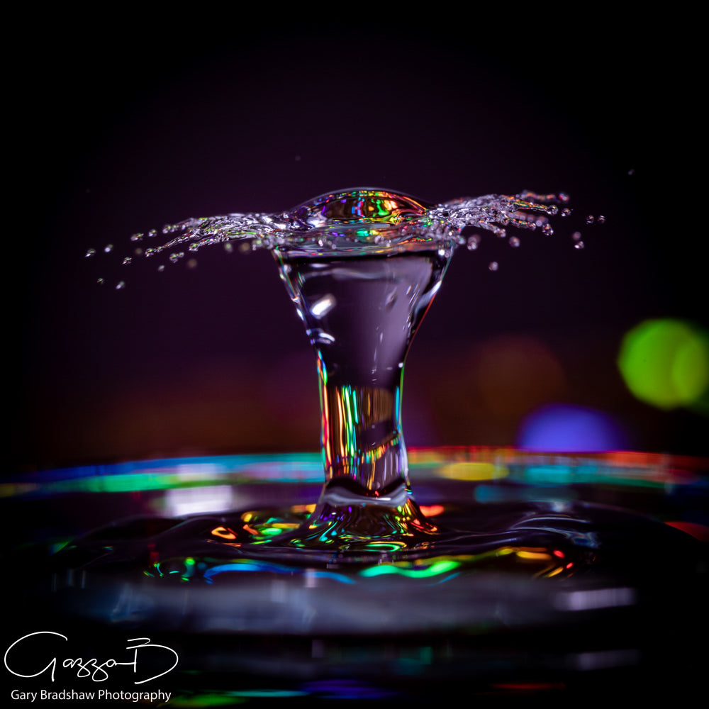 Water Drops Colliding - Multi Colour 1