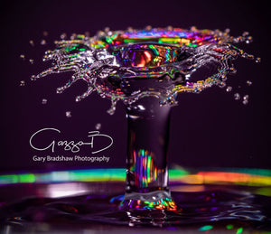 Water Drops Colliding - Multi Colour 2