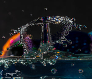 Water Drops Colliding - Multi Colour 3