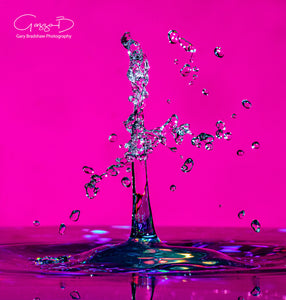 Water Drops Colliding - Pinks n Purple 5