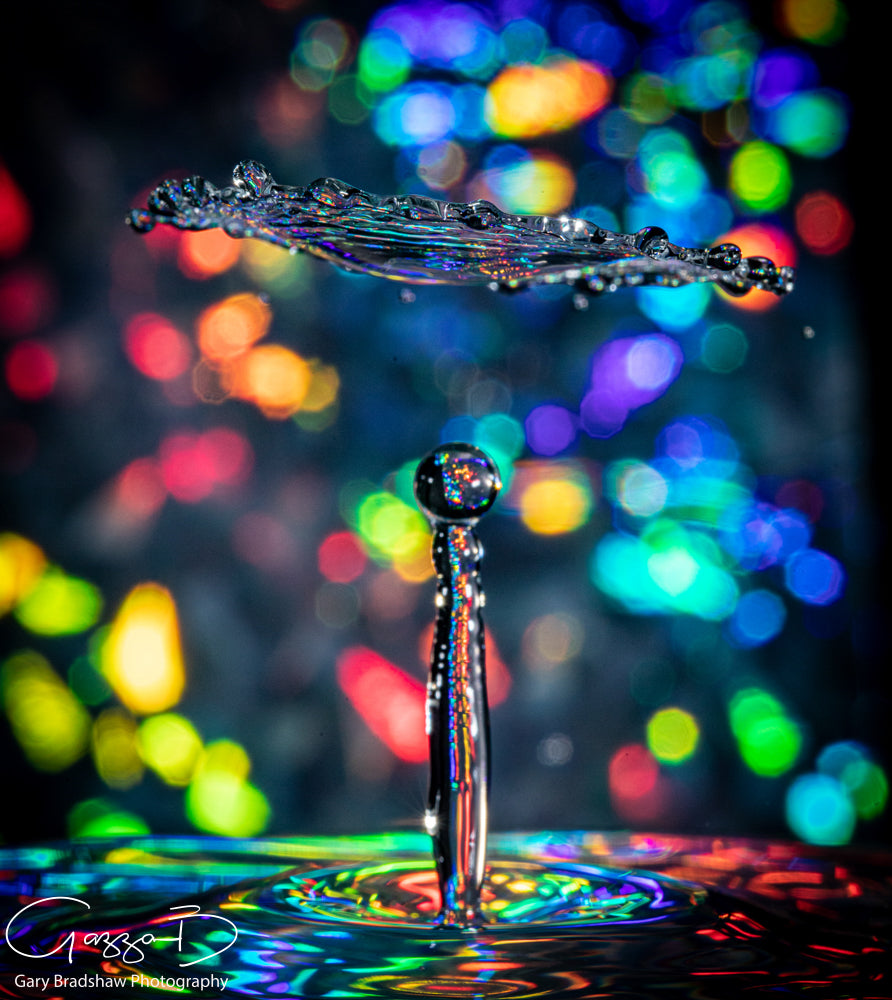 Water Drops Colliding - Multi Colour 7