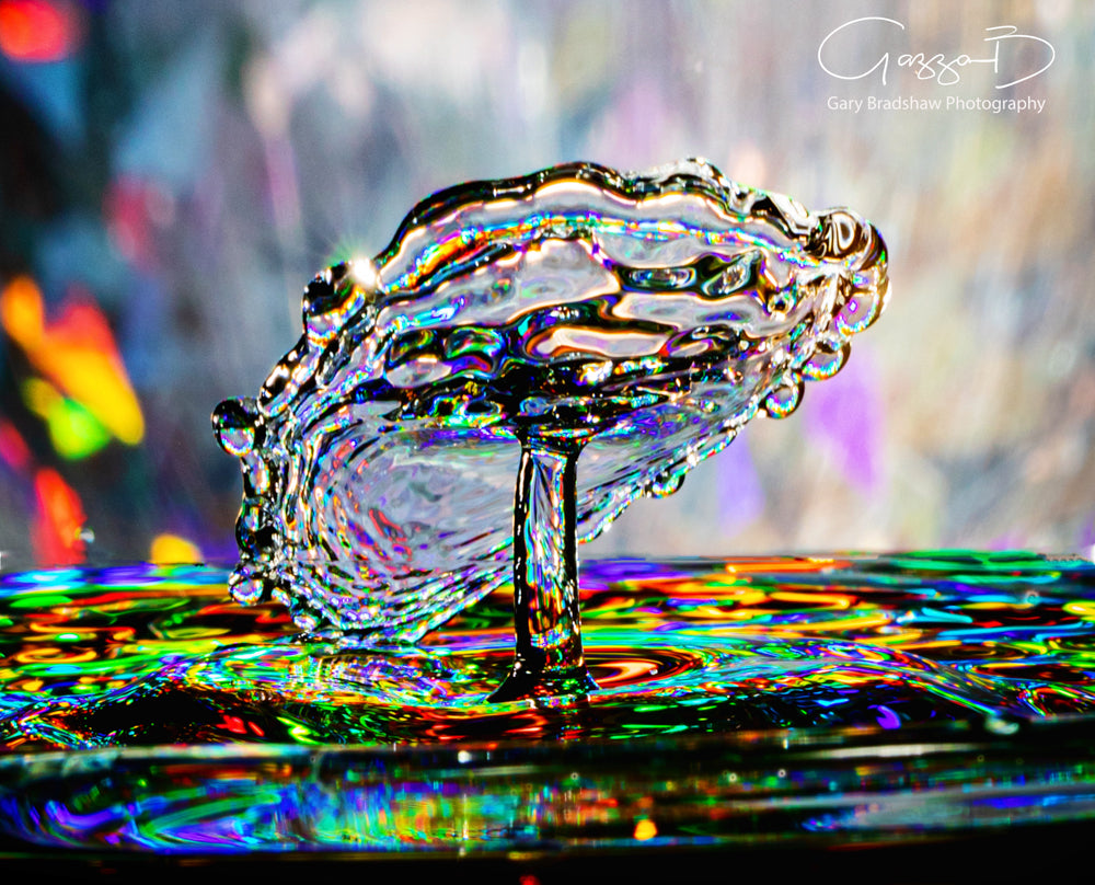 Water Drops Colliding - Multi Colour 9