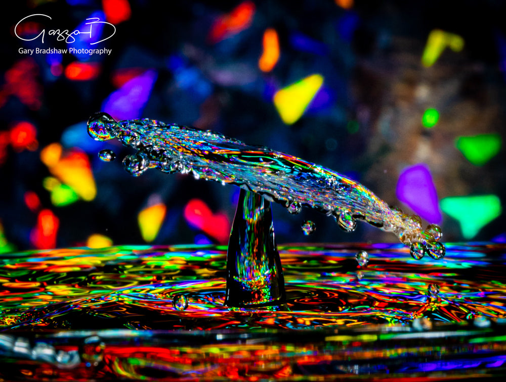 Water Drops Colliding - Multi Colour 11